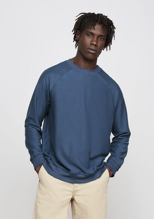 Blusão Masculino Em Malha Texturizada - Azul