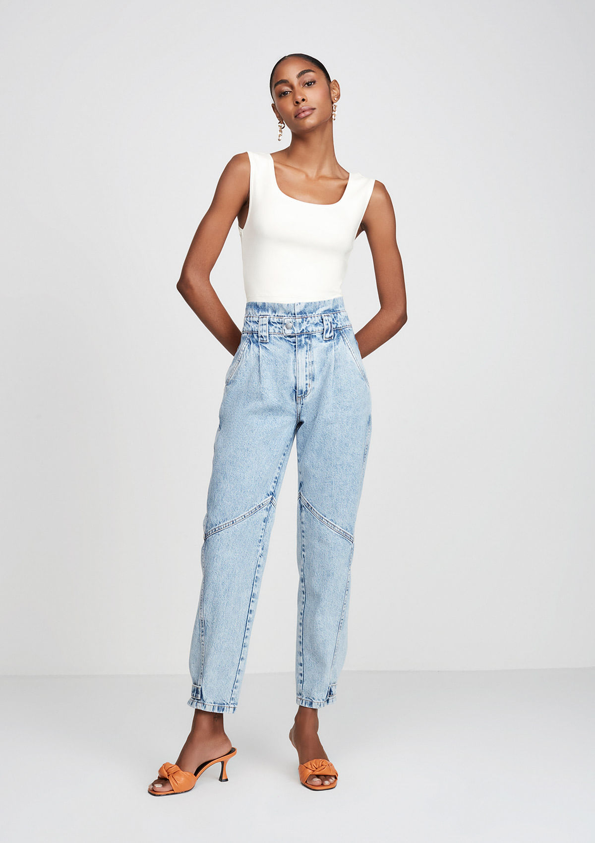 Calça jeans dzarm sales feminina